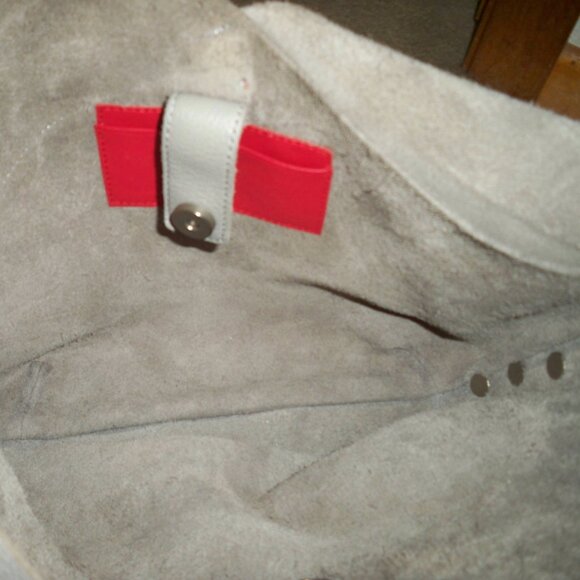 Hammitt Tom Gray Pebbled Leather Handbag with Gunmetal Hardware $525, EUC!! - Picture 3 of 3